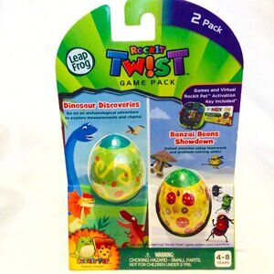 Leap Frog Rockit Twist Game Dinosaur Discoveries Banzai Beans Showdown New